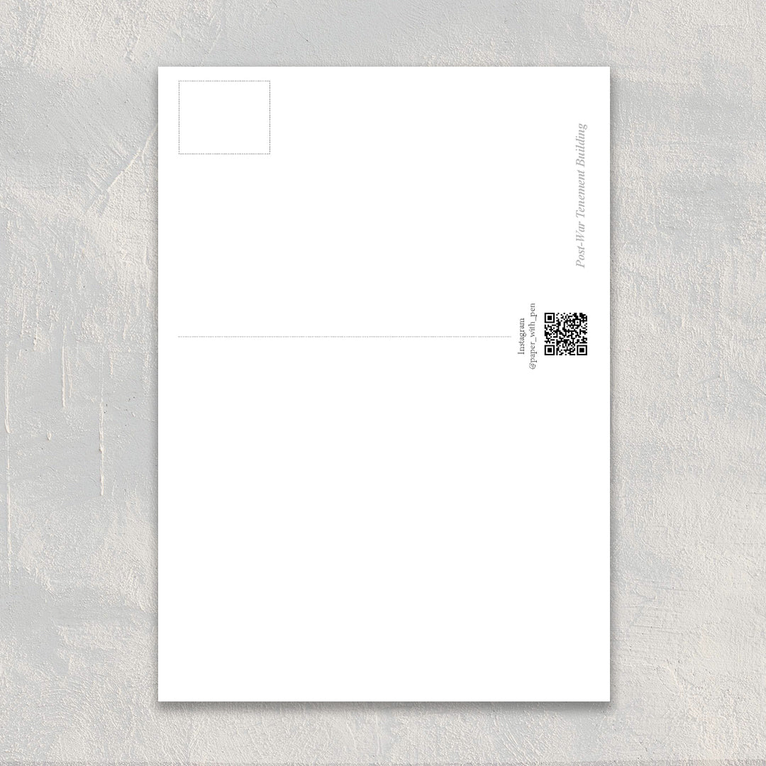 A6 Hand-Drawn Postcard : Sham Shui Po (Tong Lau)