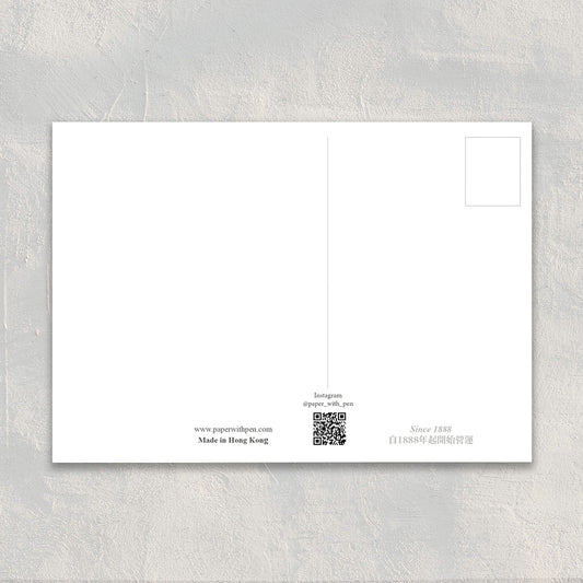 A6 Hand-Drawn Postcard : Peak Tram