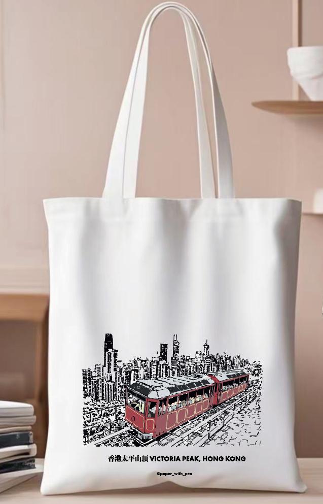 Hong Kong Peak Tote Bag