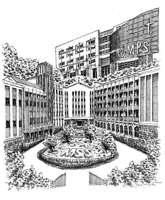 Commission Drawing - Marymount Secondary School