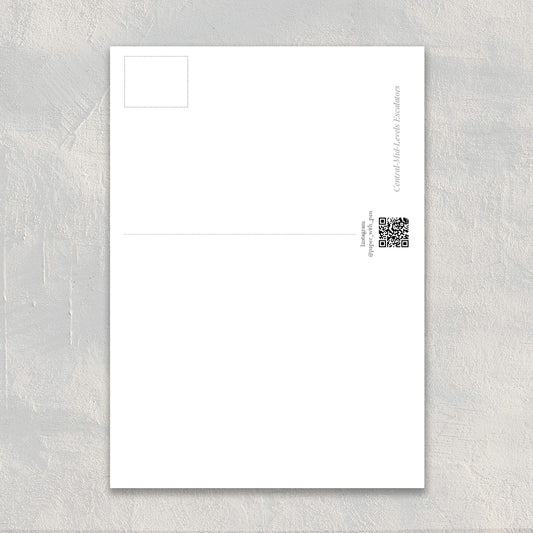 A6 Hand-Drawn Postcard : Central