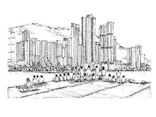 Kennedy Town Waterfront (Original Drawing)