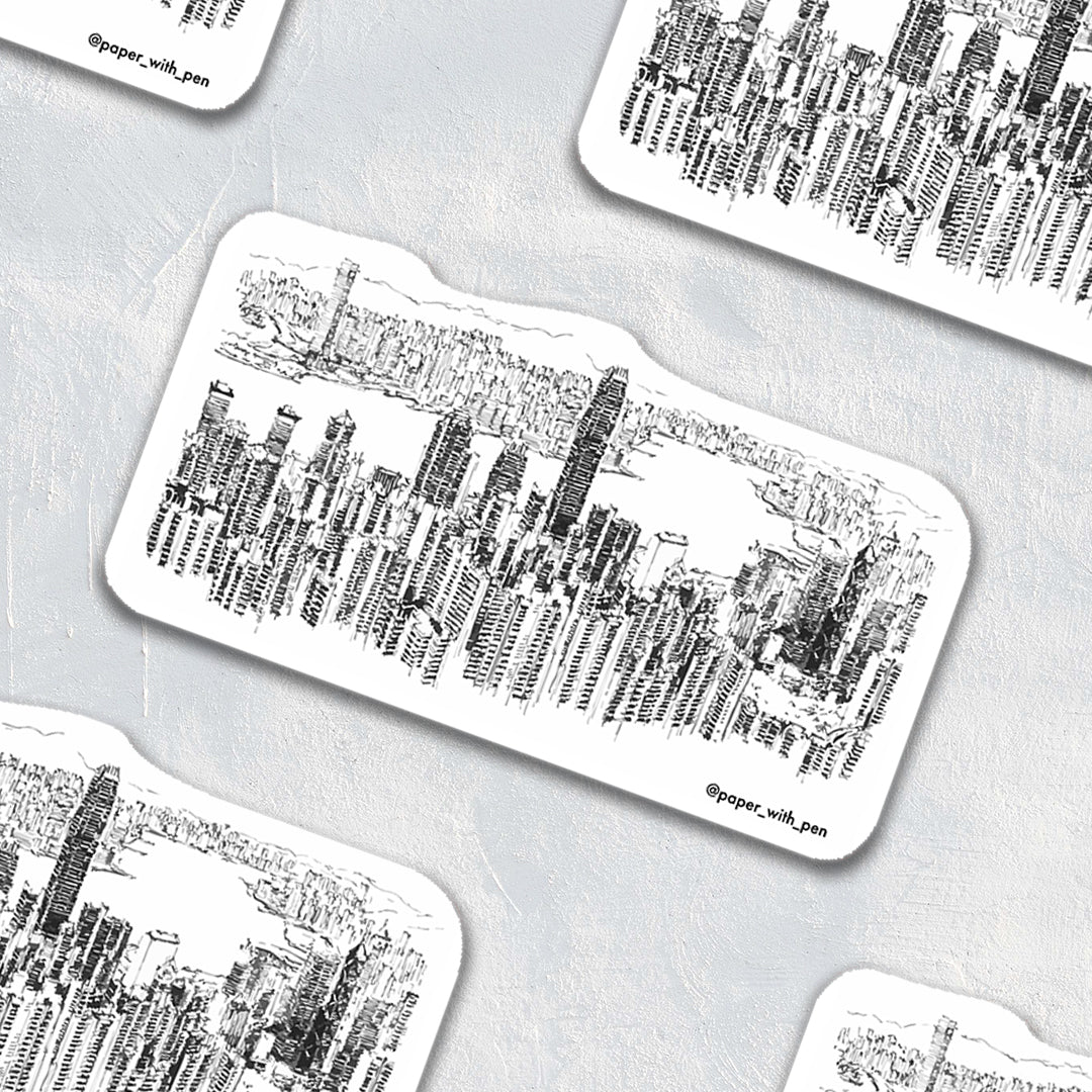 Hand Drawn Sticker: Peak