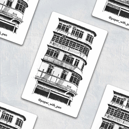 Hand Drawn Sticker: To Kwa Wan Tong Lau