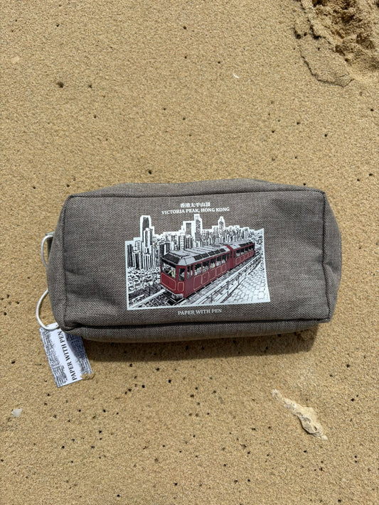 Hong Kong Peak + Victoria Harbour Zip Pouch
