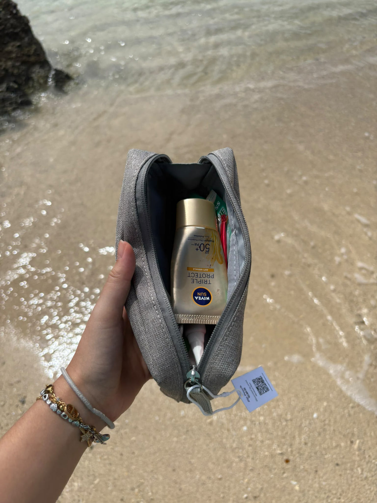 Hong Kong Peak + Victoria Harbour Zip Pouch