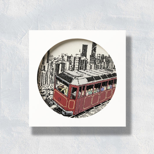 Drink Coaster : Hong Kong Peak