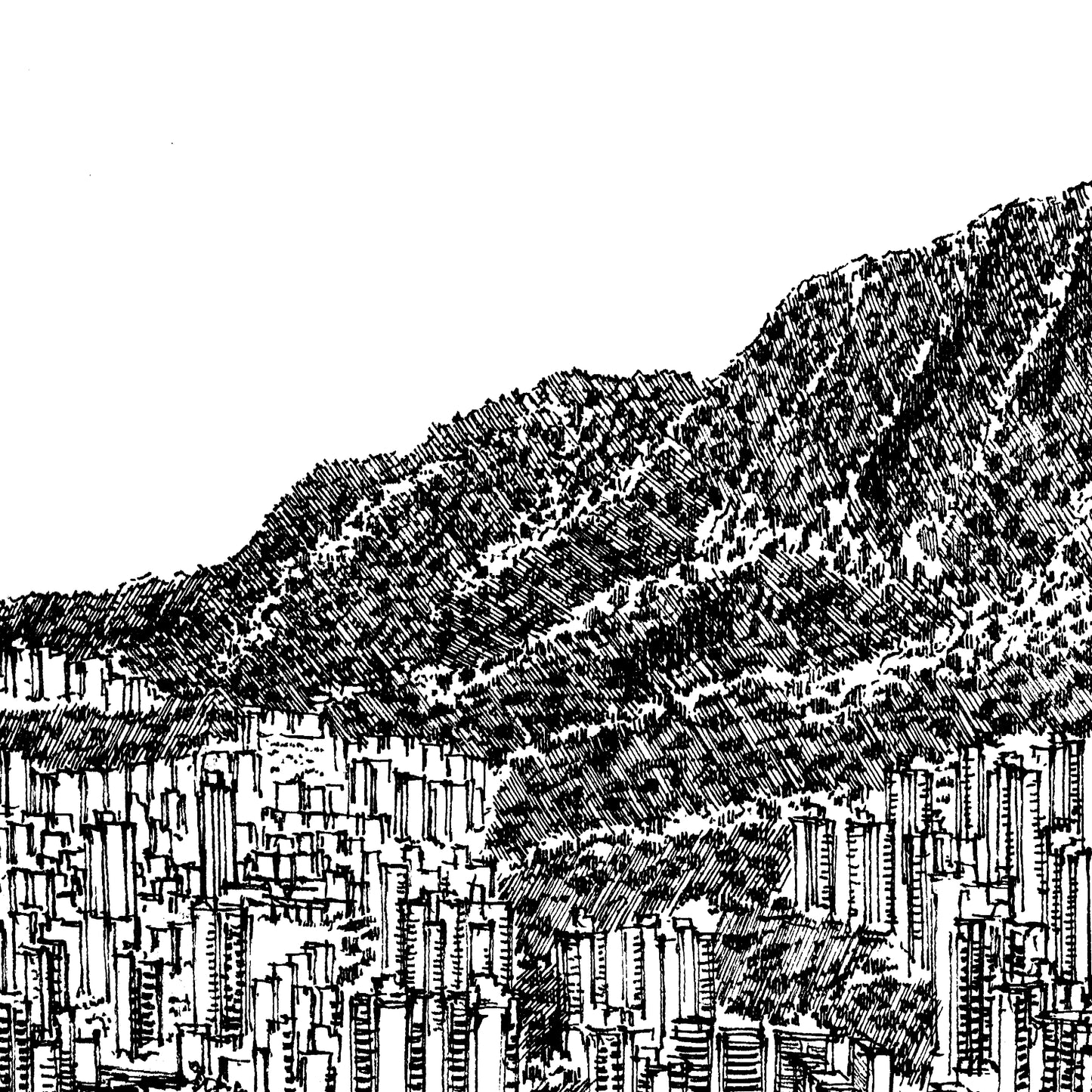 獅子山下俯瞰（原畫）