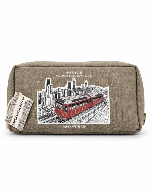 Hong Kong Peak + Victoria Harbour Zip Pouch